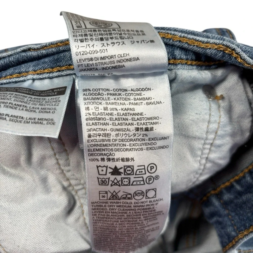 Levi's 505 Jeans 40 Waist Regular Fit Straight‎ Leg 40x30 Blue Denim Y2k Skate